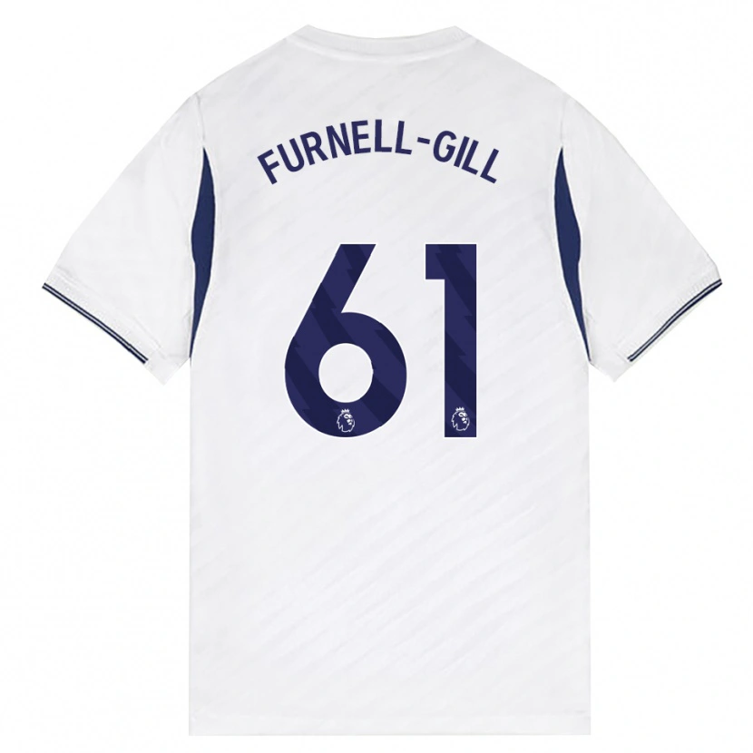 Danxen Mujer Camiseta Luca Furnell-Gill #61 Blanco Rojo Púrpura 1ª Equipación 2026/27 La Camisa