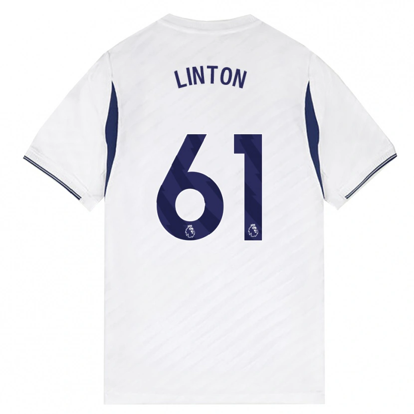 Danxen Mujer Camiseta Jahziah Linton #61 Blanco Rojo Púrpura 1ª Equipación 2026/27 La Camisa