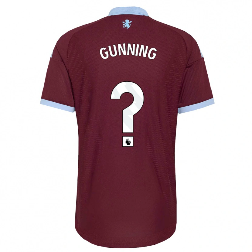 Danxen Mujer Camiseta Ashton Gunning #0 Azulaciano Borgoña 1ª Equipación 2026/27 La Camisa