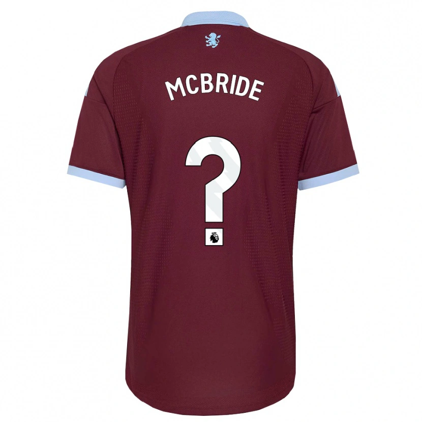 Danxen Mujer Camiseta Caolan Mcbride #0 Azulaciano Borgoña 1ª Equipación 2026/27 La Camisa