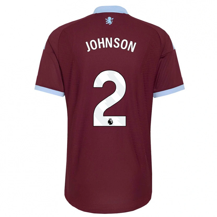 Danxen Mujer Camiseta Oscar Johnson #2 Azulaciano Borgoña 1ª Equipación 2026/27 La Camisa