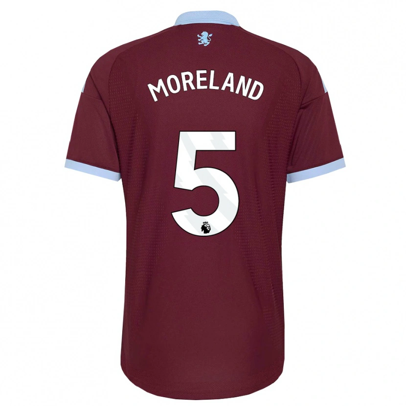 Danxen Mujer Camiseta Calum Moreland #5 Azulaciano Borgoña 1ª Equipación 2026/27 La Camisa