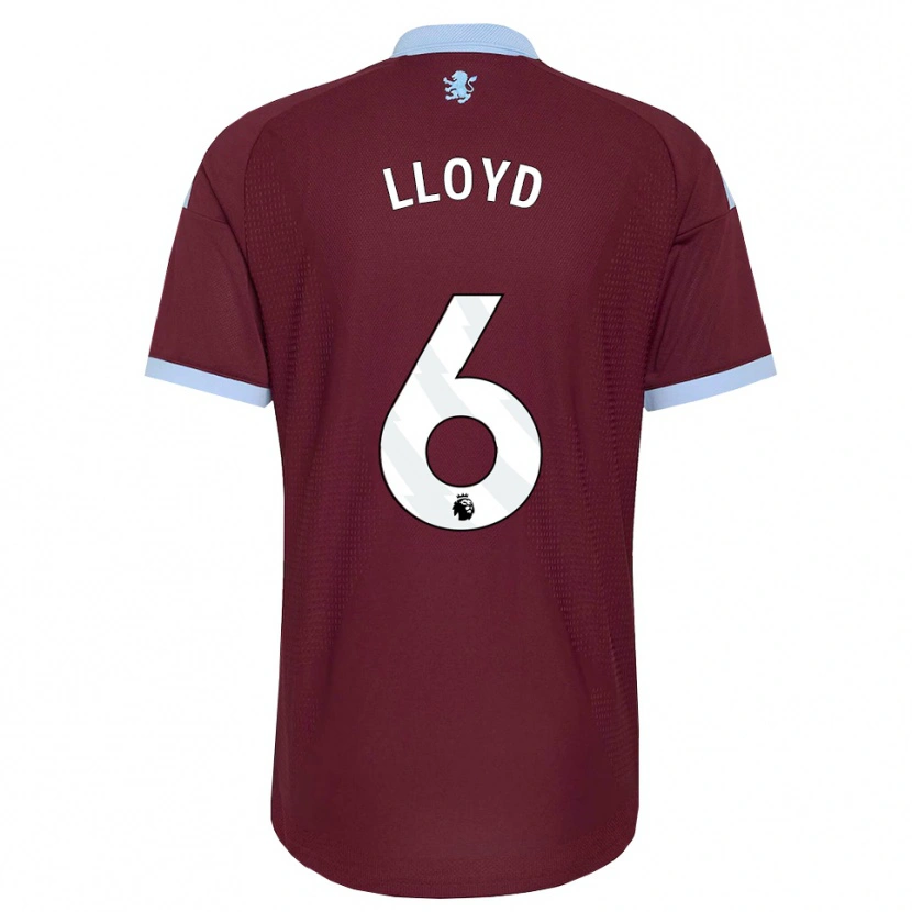 Danxen Mujer Camiseta Olly Lloyd #6 Azulaciano Borgoña 1ª Equipación 2026/27 La Camisa