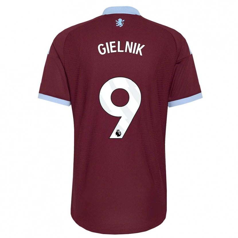 Danxen Mujer Camiseta Emily Gielnik #9 Azulaciano Borgoña 1ª Equipación 2026/27 La Camisa