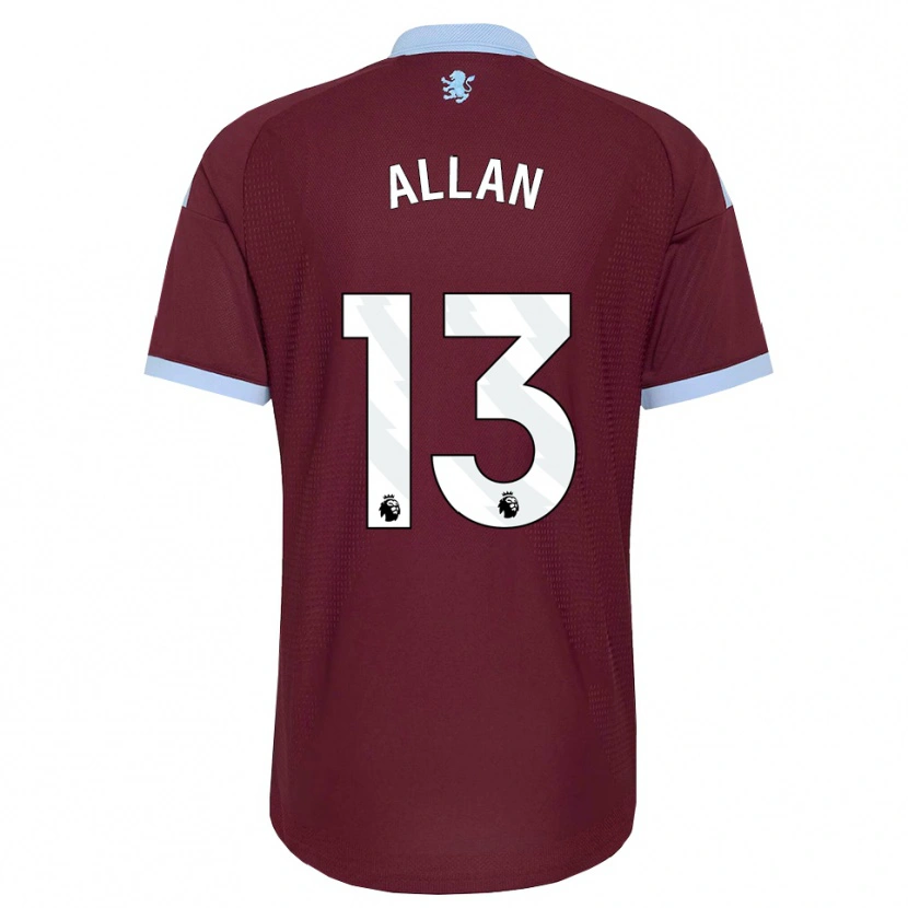 Danxen Mujer Camiseta Jack Allan #13 Azulaciano Borgoña 1ª Equipación 2026/27 La Camisa