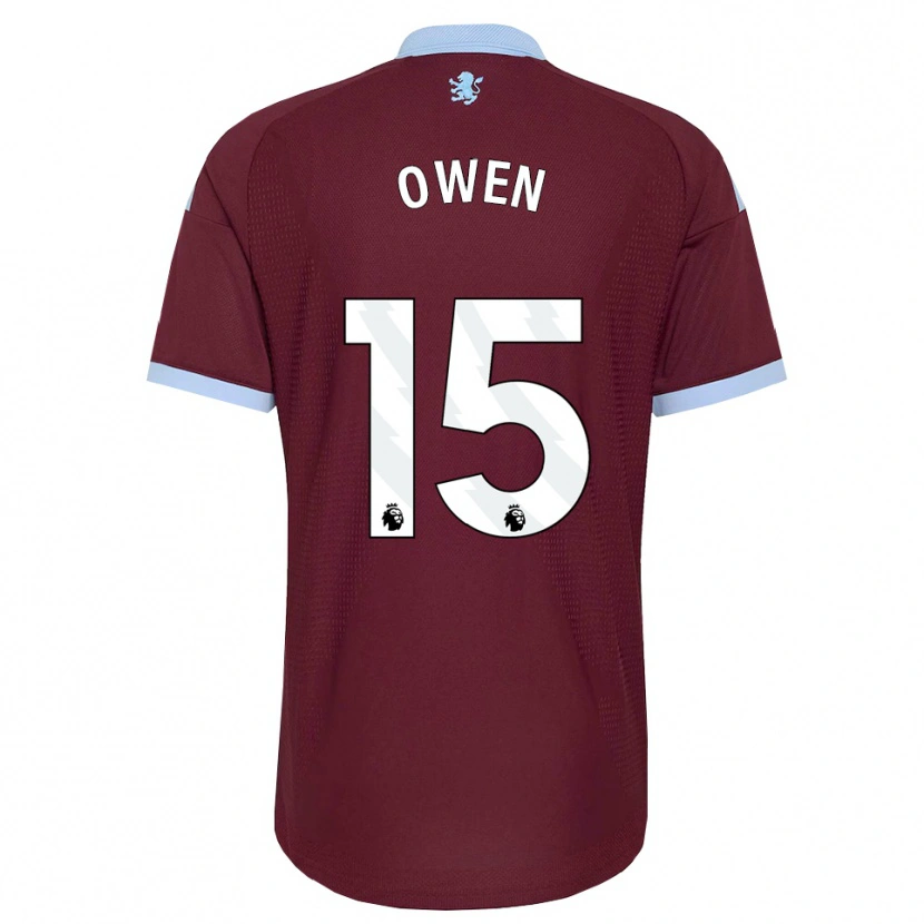 Danxen Mujer Camiseta Curtis Owen #15 Azulaciano Borgoña 1ª Equipación 2026/27 La Camisa