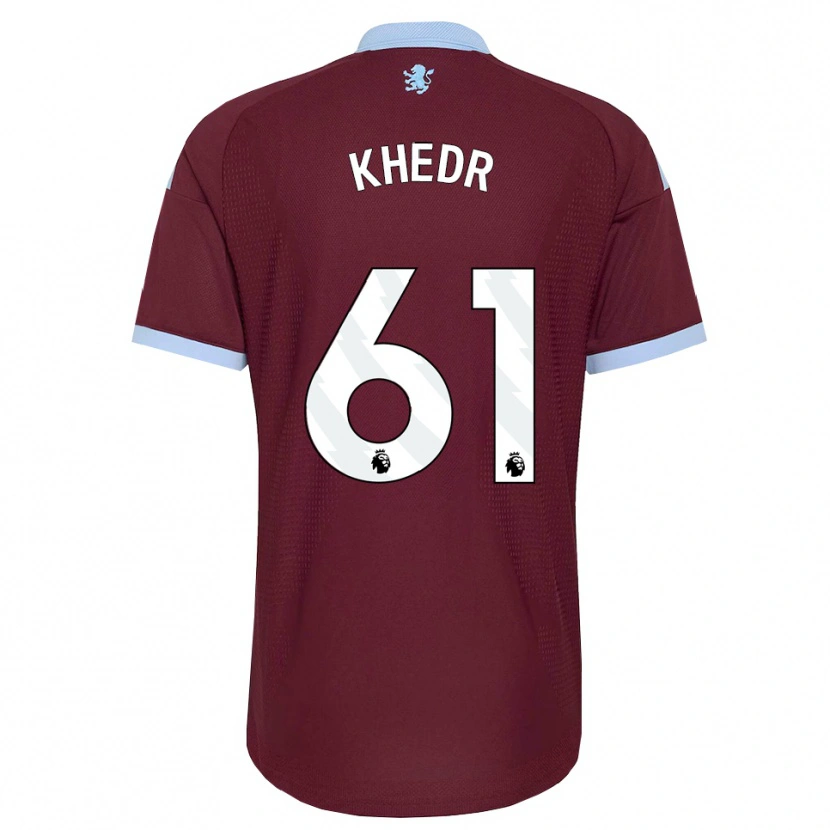 Danxen Mujer Camiseta Omar Khedr #61 Azulaciano Borgoña 1ª Equipación 2026/27 La Camisa