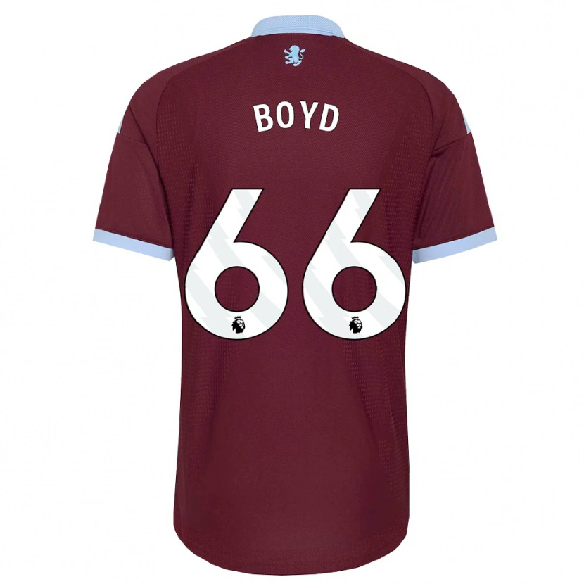 Danxen Mujer Camiseta Fletcher Boyd #66 Azulaciano Borgoña 1ª Equipación 2026/27 La Camisa