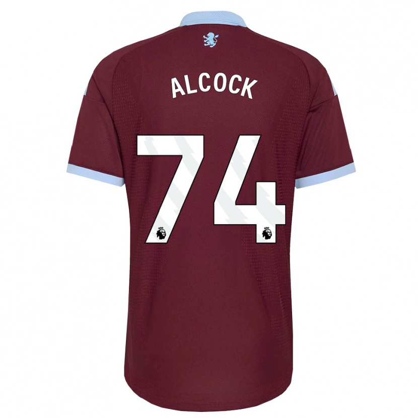 Danxen Mujer Camiseta Todd Alcock #74 Azulaciano Borgoña 1ª Equipación 2026/27 La Camisa
