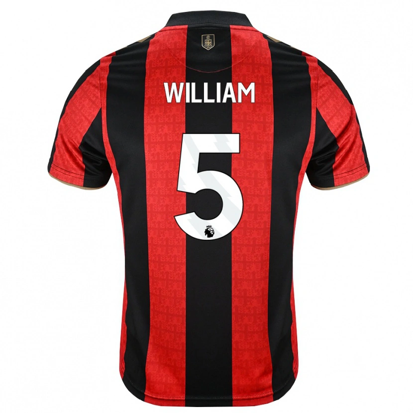 Danxen Mujer Camiseta Harold William #5 Goldenrod Rojo Negro 1ª Equipación 2026/27 La Camisa
