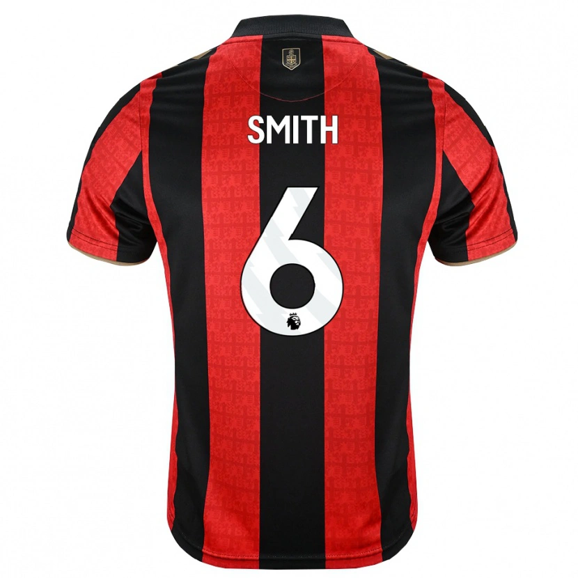 Danxen Mujer Camiseta Maisy Smith #6 Goldenrod Rojo Negro 1ª Equipación 2026/27 La Camisa