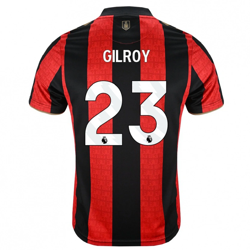 Danxen Mujer Camiseta Chloe Gilroy #23 Goldenrod Rojo Negro 1ª Equipación 2026/27 La Camisa