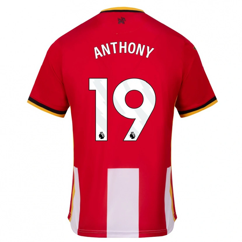 Danxen Mujer Camiseta Jaidon Anthony #19 Amarillo Negro Rojo 1ª Equipación 2026/27 La Camisa