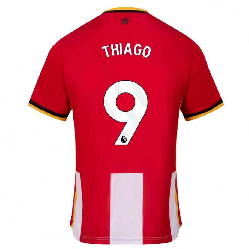 Danxen Mujer Camiseta Igor Thiago #9 Amarillo Negro Rojo 1ª Equipación 2026/27 La Camisa
