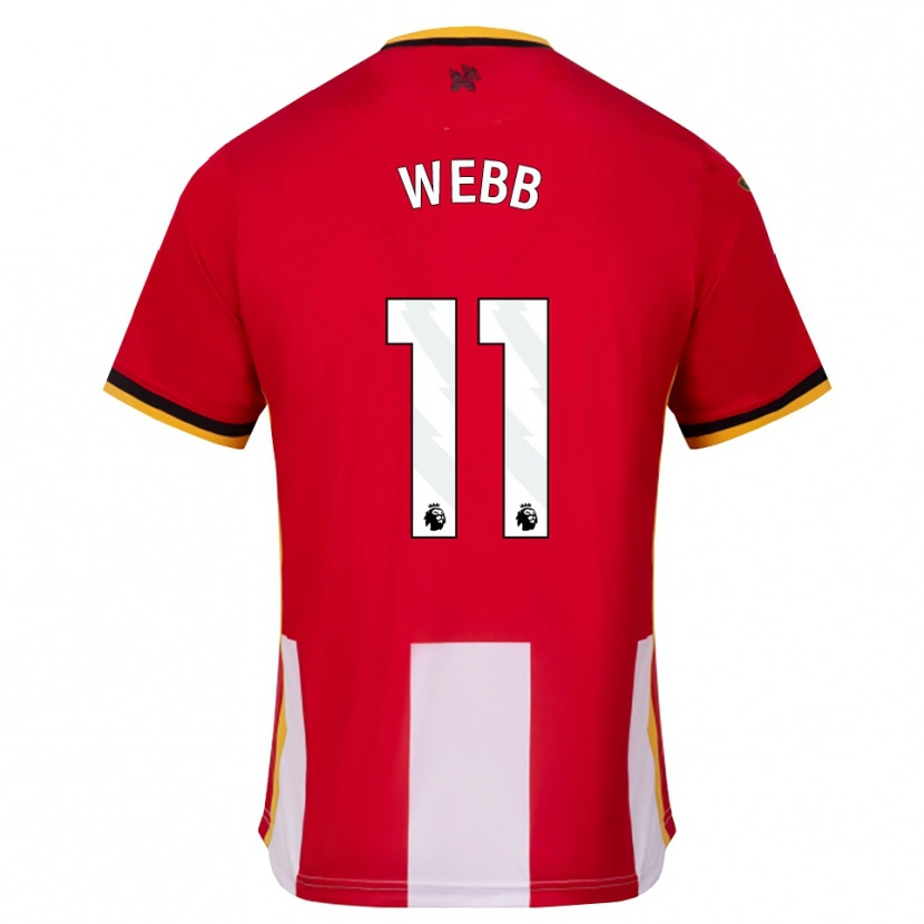 Danxen Mujer Camiseta Chloe Webb #11 Amarillo Negro Rojo 1ª Equipación 2026/27 La Camisa