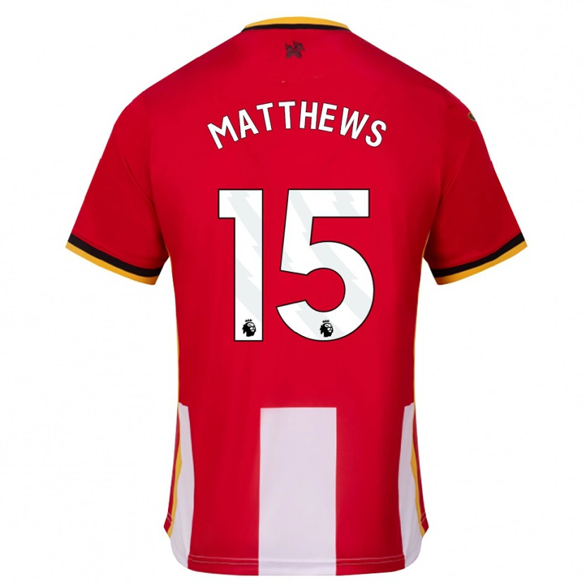 Danxen Mujer Camiseta Kirsty Matthews #15 Amarillo Negro Rojo 1ª Equipación 2026/27 La Camisa