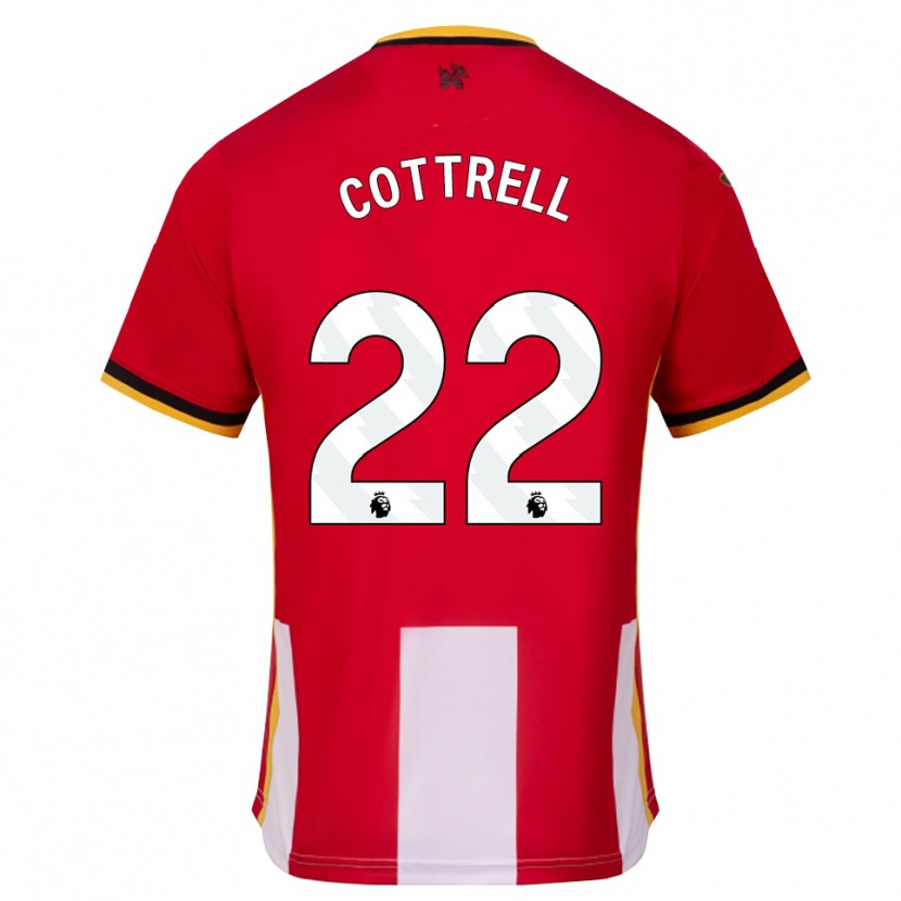 Danxen Mujer Camiseta Eleonora Cottrell #22 Amarillo Negro Rojo 1ª Equipación 2026/27 La Camisa