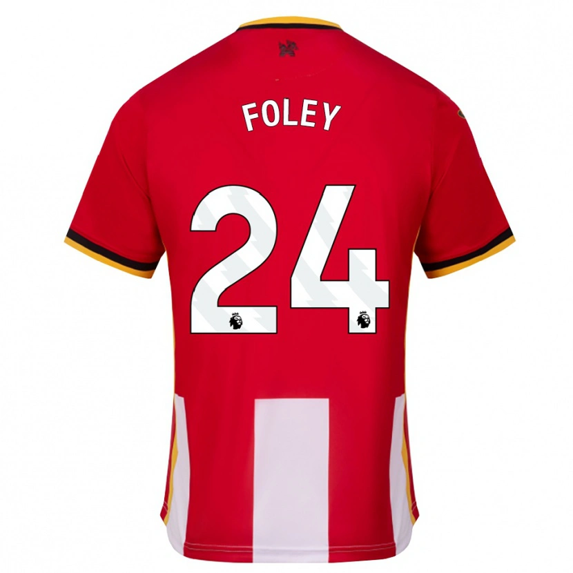 Danxen Mujer Camiseta Shania Foley #24 Amarillo Negro Rojo 1ª Equipación 2026/27 La Camisa