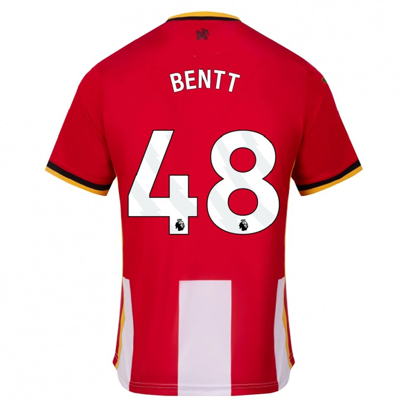 Danxen Mujer Camiseta Luka Bentt #48 Amarillo Negro Rojo 1ª Equipación 2026/27 La Camisa