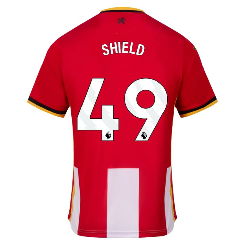 Danxen Mujer Camiseta Ollie Shield #49 Amarillo Negro Rojo 1ª Equipación 2026/27 La Camisa