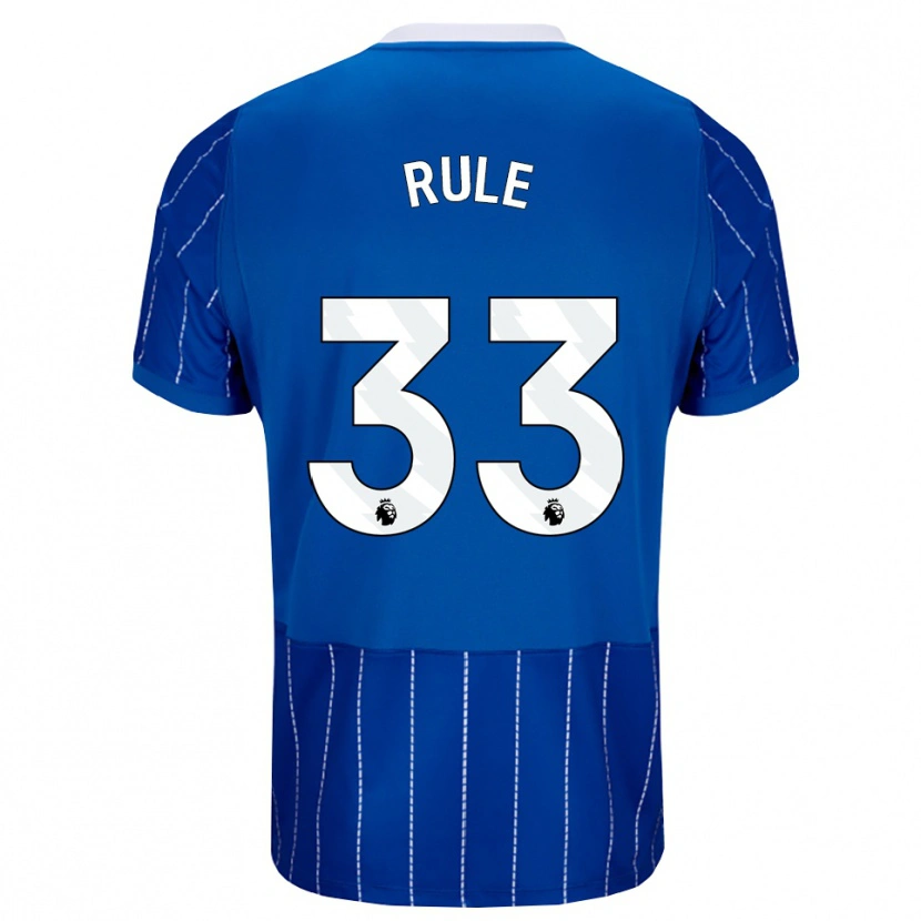 Danxen Mujer Camiseta Charlize Jayde Rule #33 Azulmedio Blanco 1ª Equipación 2026/27 La Camisa