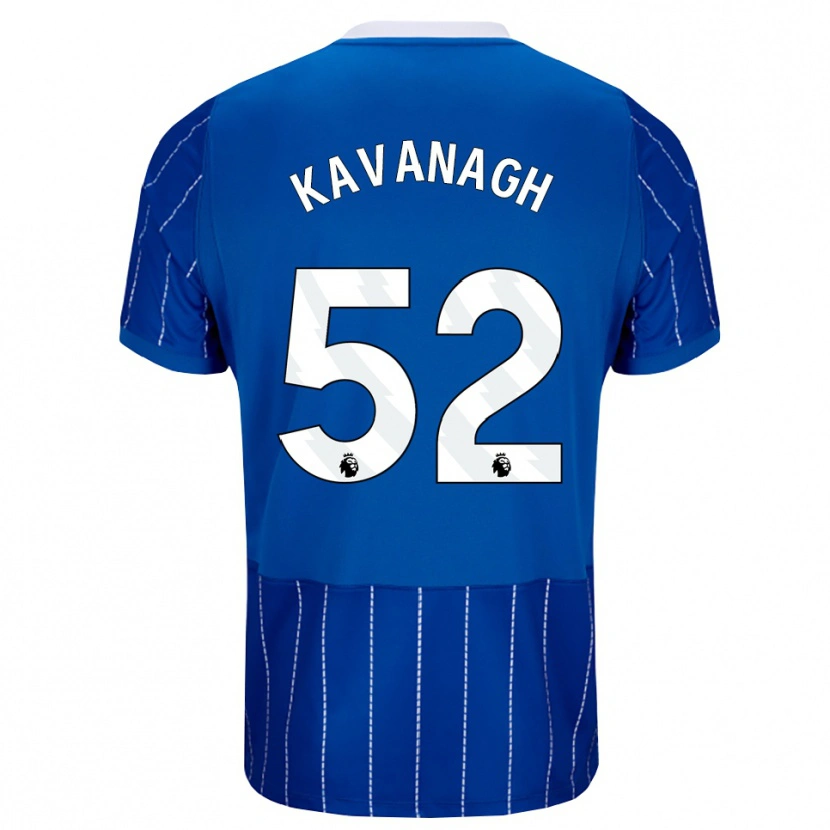 Danxen Mujer Camiseta Leigh Kavanagh #52 Azulmedio Blanco 1ª Equipación 2026/27 La Camisa