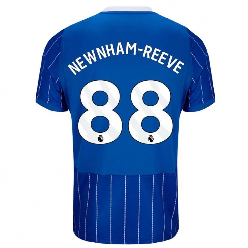 Danxen Mujer Camiseta Bode Newnham-Reeve #88 Azulmedio Blanco 1ª Equipación 2026/27 La Camisa