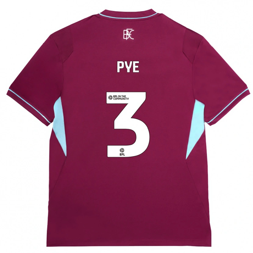 Danxen Mujer Camiseta Logan Pye #3 Borgoña Verde 1ª Equipación 2026/27 La Camisa