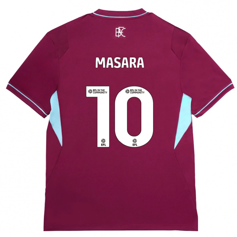 Danxen Mujer Camiseta Vishon Masara #10 Borgoña Verde 1ª Equipación 2026/27 La Camisa
