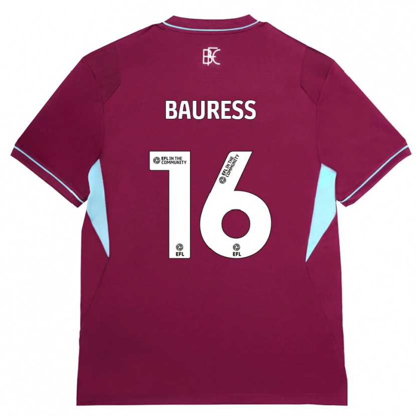 Danxen Mujer Camiseta Joe Bauress #16 Borgoña Verde 1ª Equipación 2026/27 La Camisa