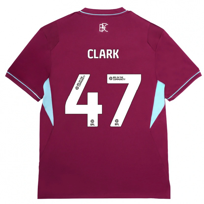 Danxen Mujer Camiseta Ellis Clark #47 Borgoña Verde 1ª Equipación 2026/27 La Camisa