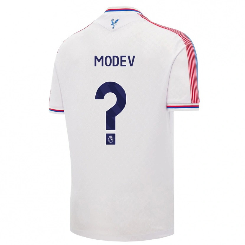 Danxen Mujer Camiseta Rosen Modev #0 Blanco Rojo Azul 1ª Equipación 2026/27 La Camisa