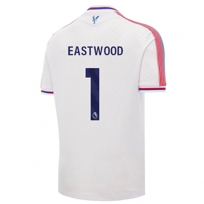 Danxen Mujer Camiseta Billy Eastwood #1 Blanco Rojo Azul 1ª Equipación 2026/27 La Camisa
