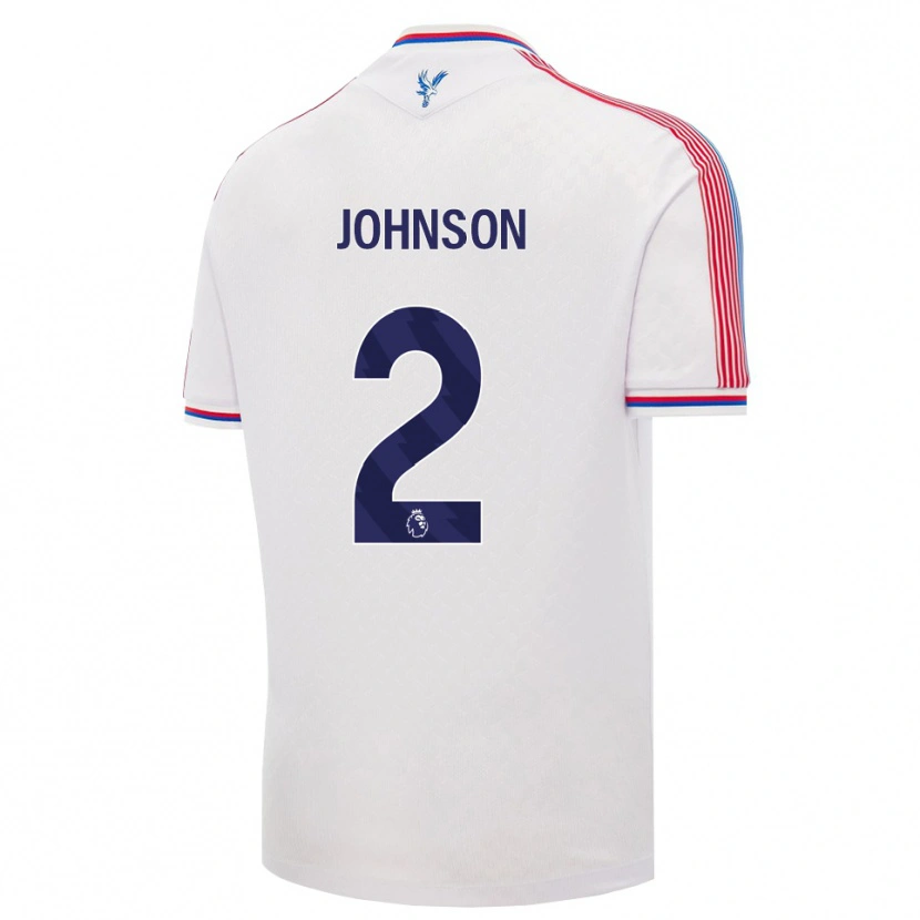 Danxen Mujer Camiseta Annabel Johnson #2 Blanco Rojo Azul 1ª Equipación 2026/27 La Camisa