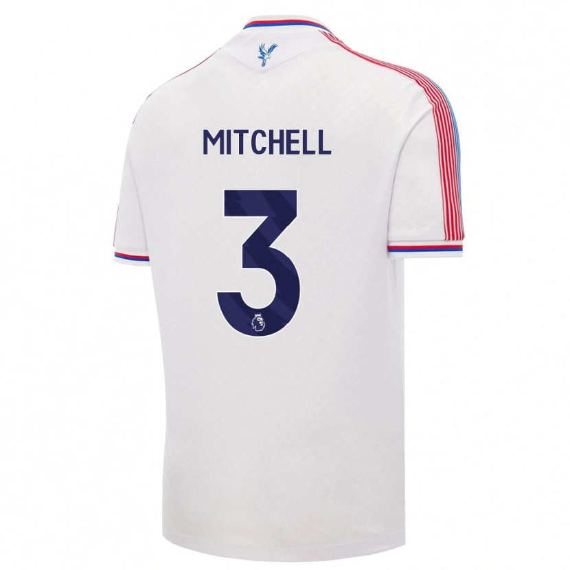 Danxen Mujer Camiseta Tyrick Mitchell #3 Blanco Rojo Azul 1ª Equipación 2026/27 La Camisa