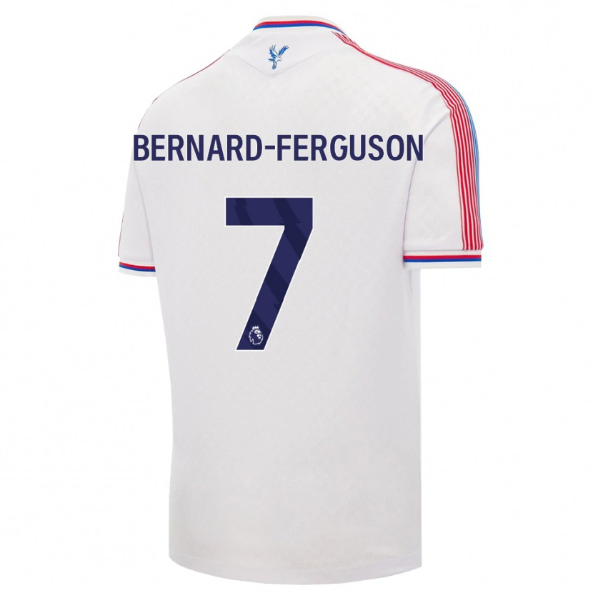 Danxen Mujer Camiseta Makai Bernard-Ferguson #7 Blanco Rojo Azul 1ª Equipación 2026/27 La Camisa