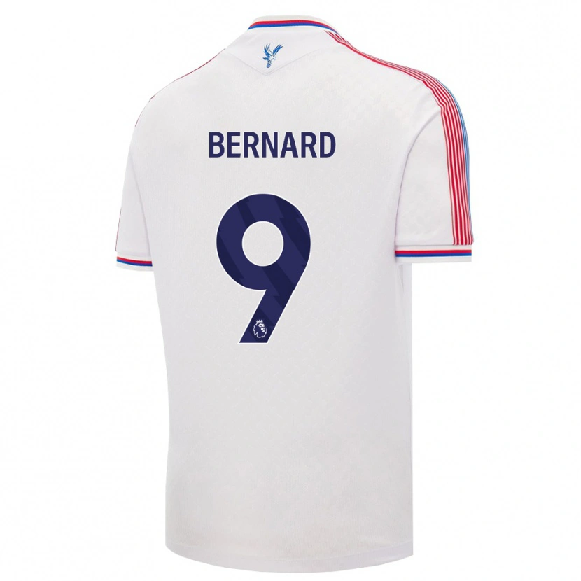 Danxen Mujer Camiseta Mylo Bernard #9 Blanco Rojo Azul 1ª Equipación 2026/27 La Camisa