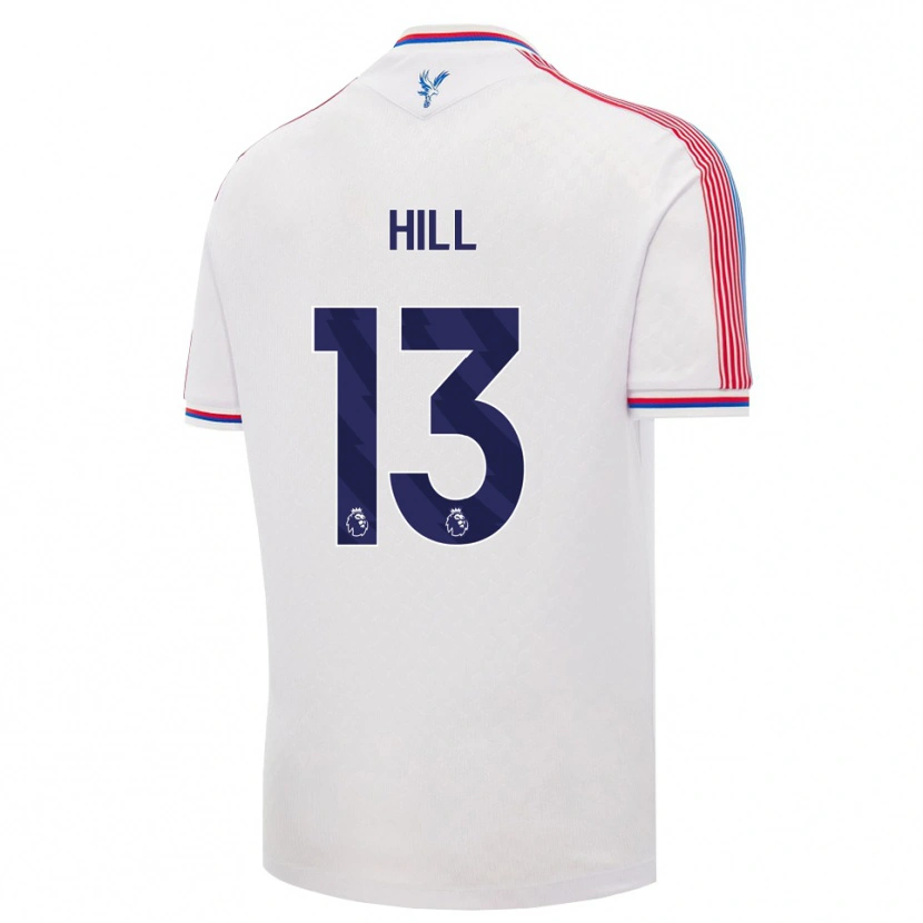 Danxen Mujer Camiseta Marcus Hill #13 Blanco Rojo Azul 1ª Equipación 2026/27 La Camisa