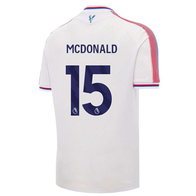Danxen Mujer Camiseta Jayden Mcdonald #15 Blanco Rojo Azul 1ª Equipación 2026/27 La Camisa