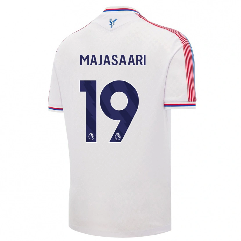 Danxen Mujer Camiseta Milla-Maj Majasaari #19 Blanco Rojo Azul 1ª Equipación 2026/27 La Camisa
