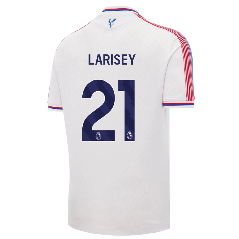 Danxen Mujer Camiseta Clarissa Larisey #21 Blanco Rojo Azul 1ª Equipación 2026/27 La Camisa