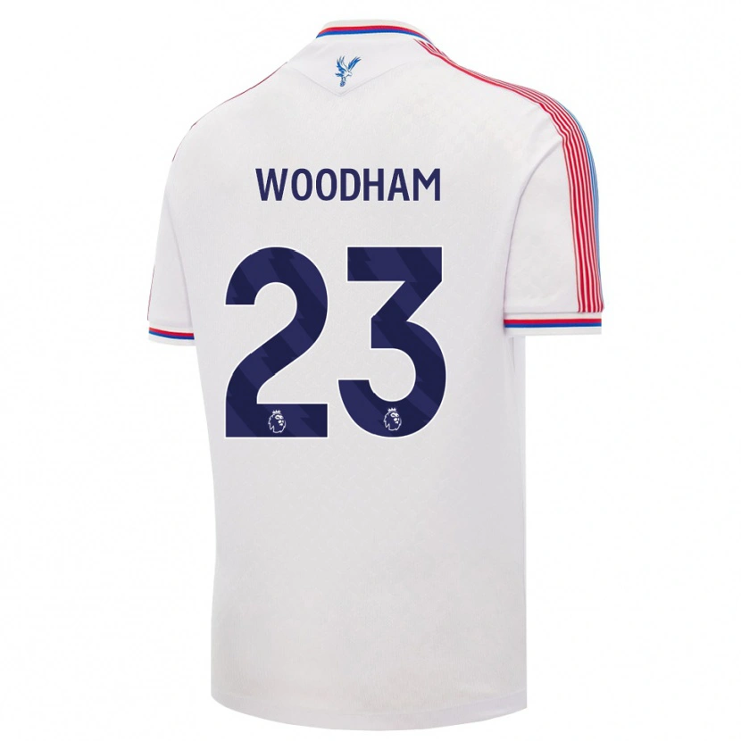 Danxen Mujer Camiseta Lily Woodham #23 Blanco Rojo Azul 1ª Equipación 2026/27 La Camisa