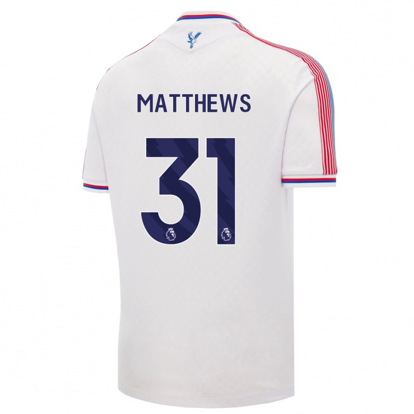 Danxen Mujer Camiseta Remi Matthews #31 Blanco Rojo Azul 1ª Equipación 2026/27 La Camisa