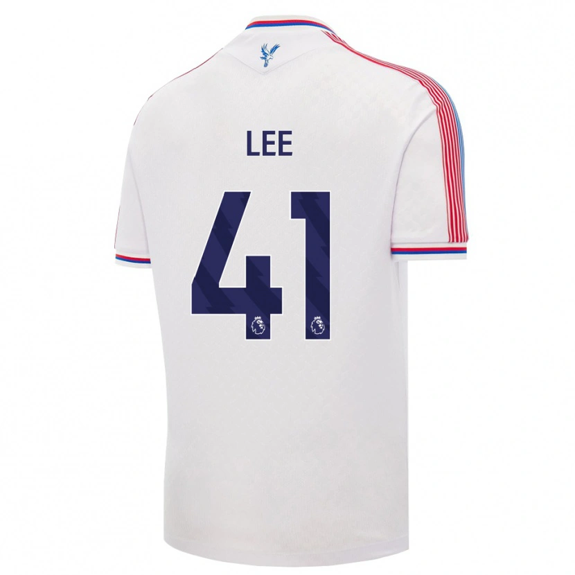 Danxen Mujer Camiseta Harry Lee #41 Blanco Rojo Azul 1ª Equipación 2026/27 La Camisa