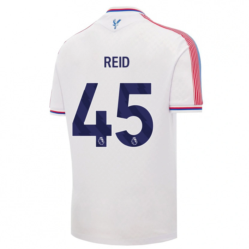 Danxen Mujer Camiseta Dylan Reid #45 Blanco Rojo Azul 1ª Equipación 2026/27 La Camisa