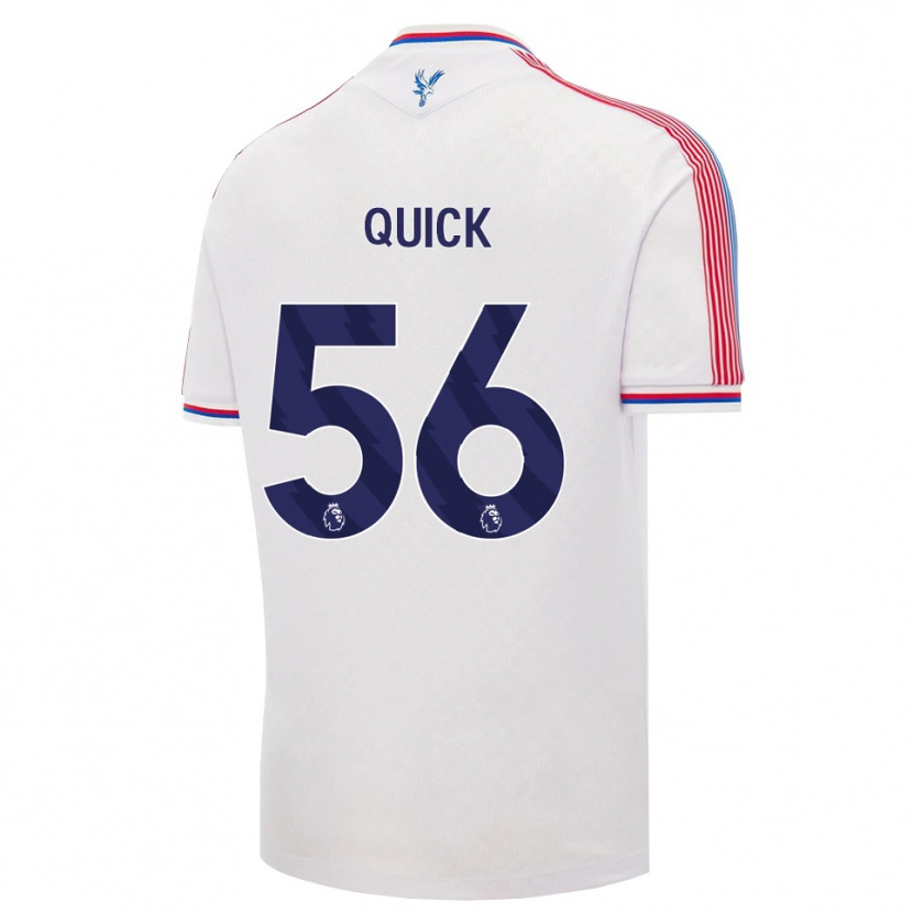 Danxen Mujer Camiseta Daniel Quick #56 Blanco Rojo Azul 1ª Equipación 2026/27 La Camisa