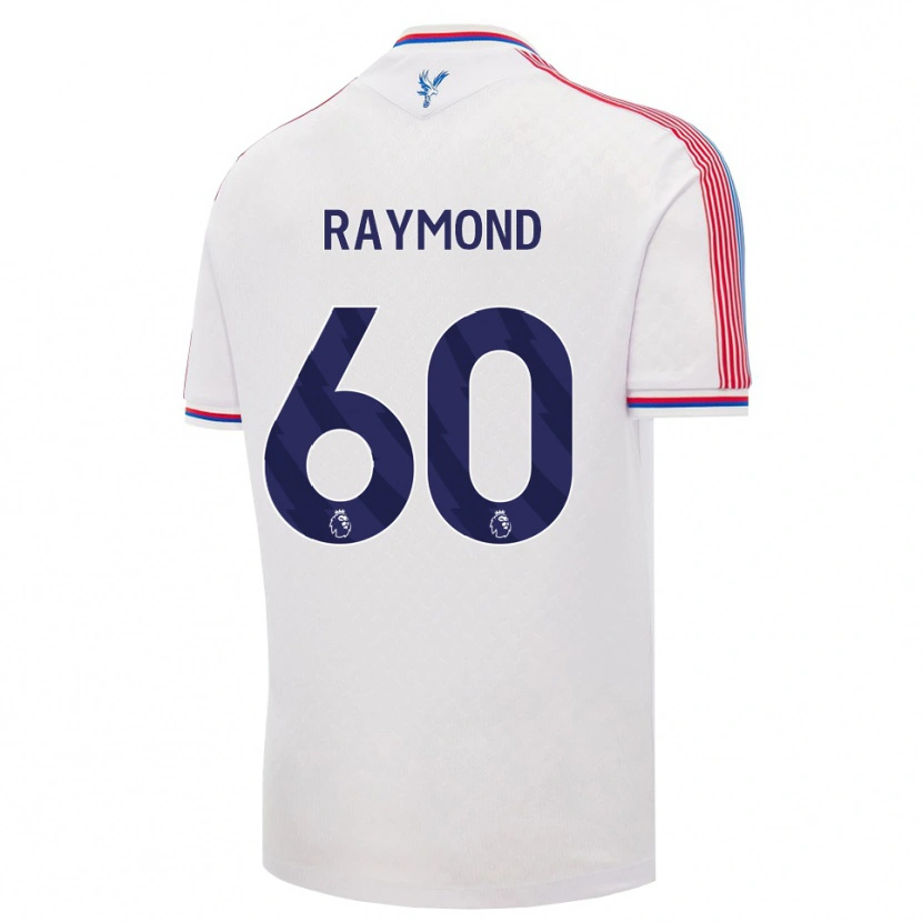 Danxen Mujer Camiseta Jadan Raymond #60 Blanco Rojo Azul 1ª Equipación 2026/27 La Camisa