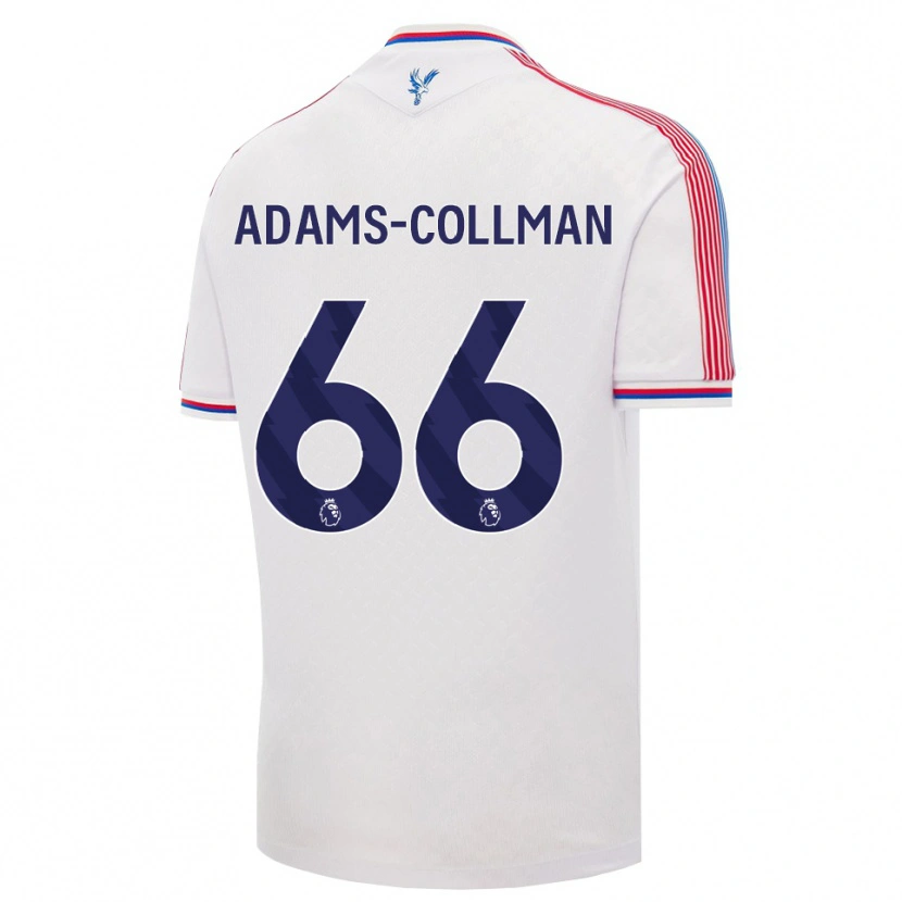 Danxen Mujer Camiseta Kai-Reece Adams-Collman #66 Blanco Rojo Azul 1ª Equipación 2026/27 La Camisa