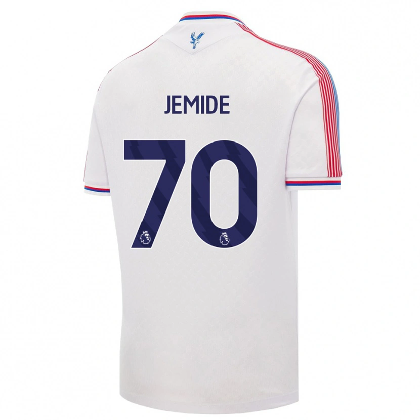 Danxen Mujer Camiseta Mofe Jemide #70 Blanco Rojo Azul 1ª Equipación 2026/27 La Camisa