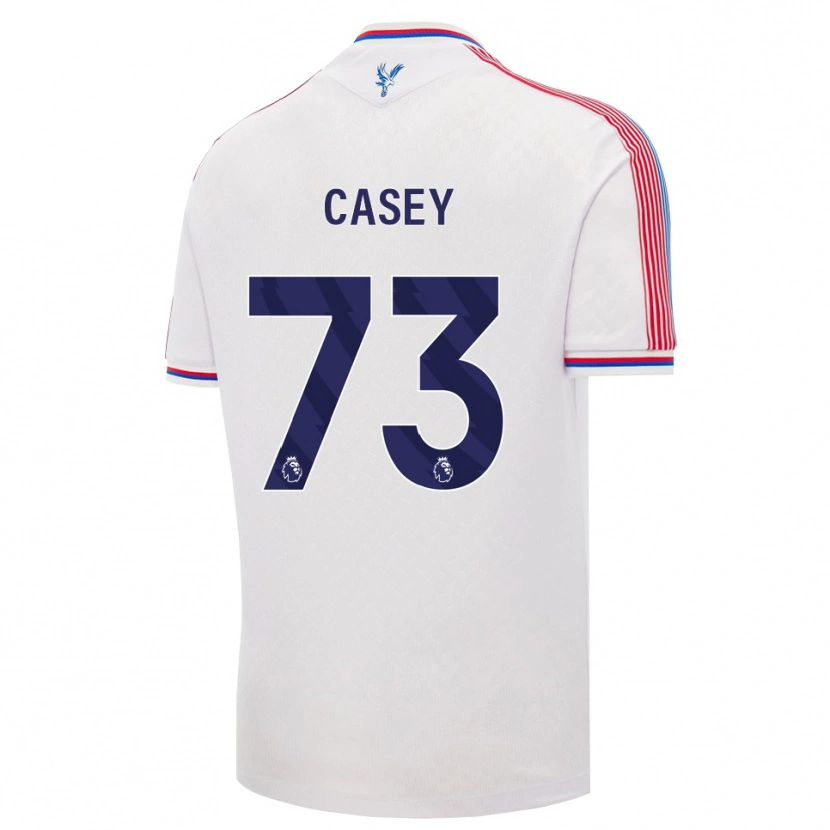 Danxen Mujer Camiseta Ben Casey #73 Blanco Rojo Azul 1ª Equipación 2026/27 La Camisa